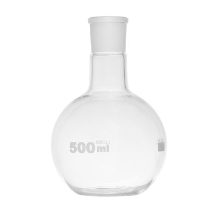 Ballon fond plat 500 ml Col rodé 29.32 BORO3.3
