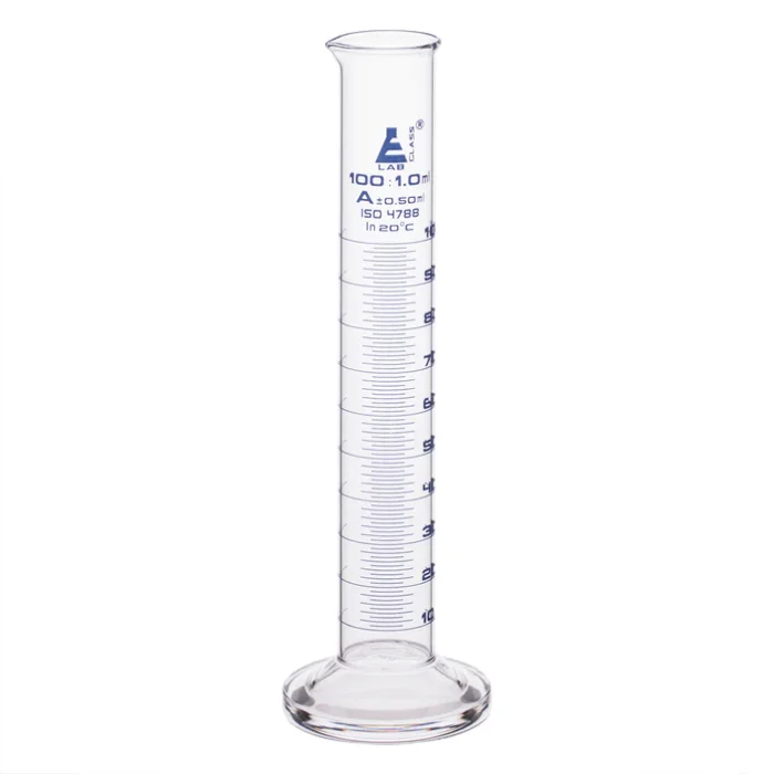 ykrpxnpovsbs4tm7zepx_d41d9b62-c7eb-4469-8339-88b78331488f_704x704.webp Eprouvette graduée, 100 ml - Classe A - Base ronde - EISCO – Image 1