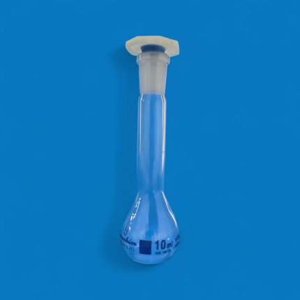 Fiole jaugée 10ml classe A avec bouchon Novachim
