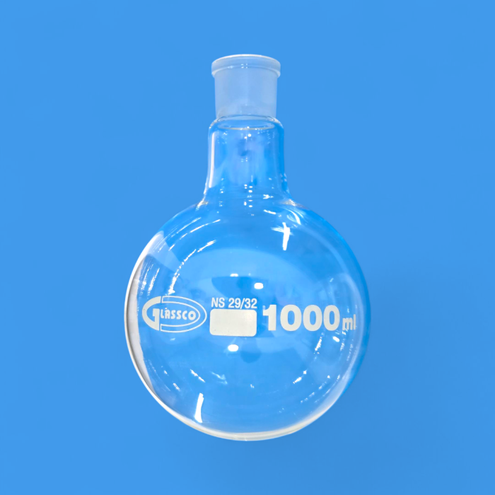 Photoroom-20250421_114746360-1.png Ballon fond rond 1000 ml Col rodé 29/32 GLASSCO – Image 1