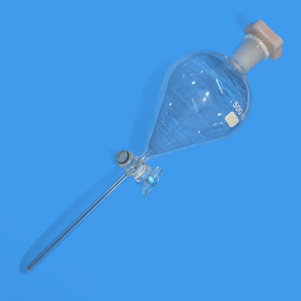 Ampoule à décanter clé en verre 500ml
