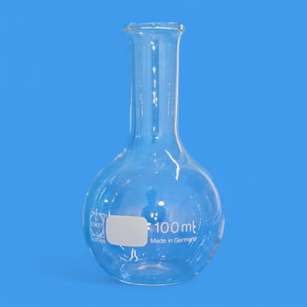 Ballon fond plat 100 ml Col Etroit DURAN – Image 2