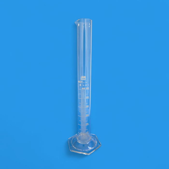 Eprouvette graduée 60ml classe B basse Hexagonal ASSISTENT – Image 2