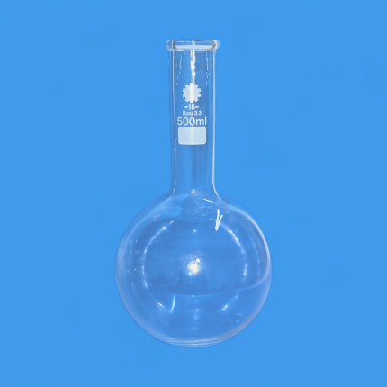 Ballon fond plat 500 ml col long Bord renforcée GG17 – Image 2