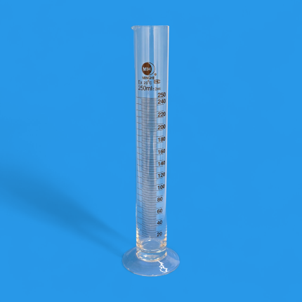 Eprouvette graduée 250ml classe B basse ronde MINGHE