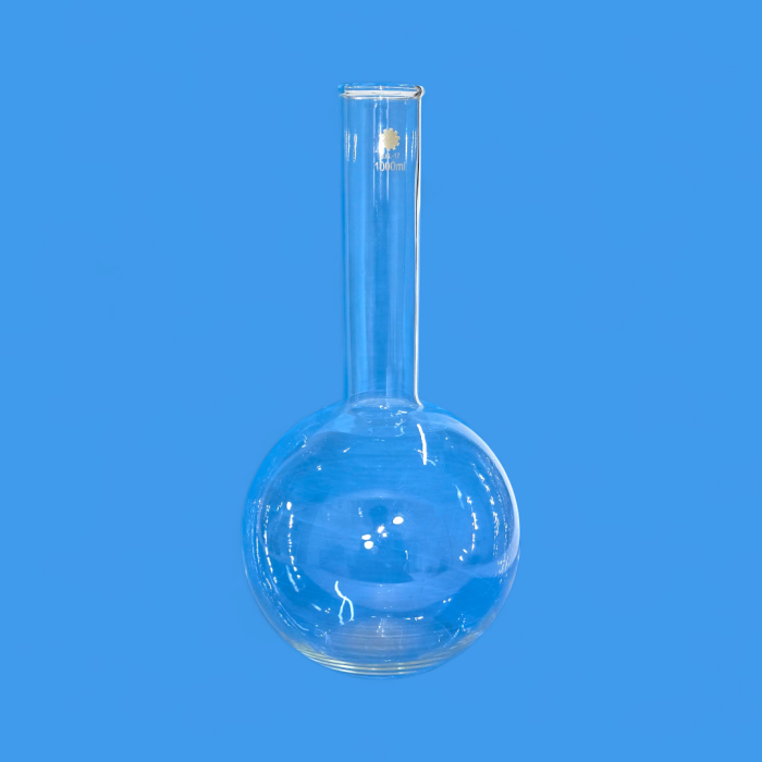 Ballon fond plat 1000 ml col long GG17 – Image 1