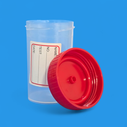 Crachoir 60ml bouchon Rouge – Image 2