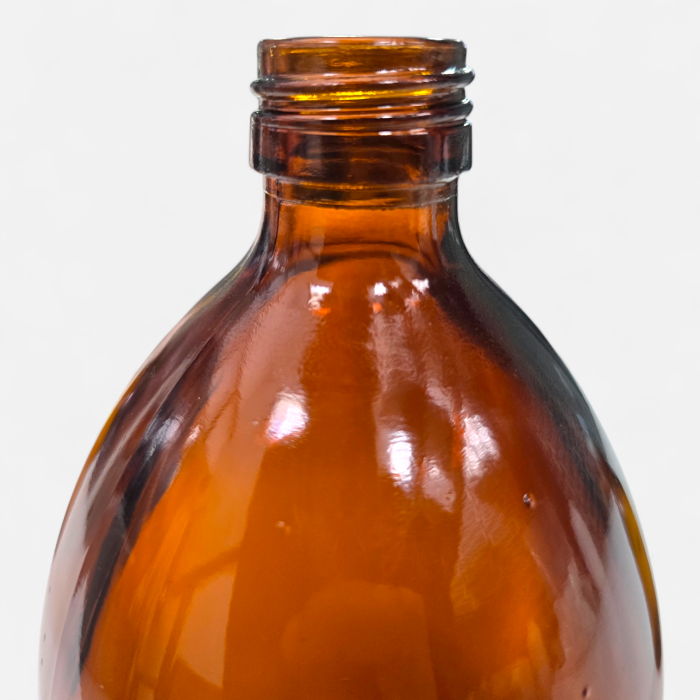 Bouteille 1000 ml en verre brun avec bouchon (sécurisé) – Image 5