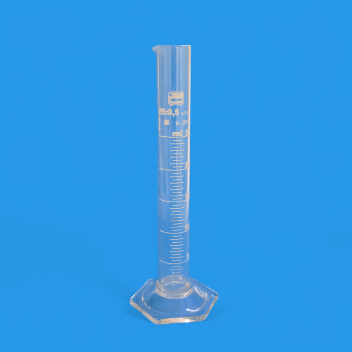 20250520_104914-3.png Eprouvette graduée 25ml classe B basse Hexagonale ASSISTENT – Image 1