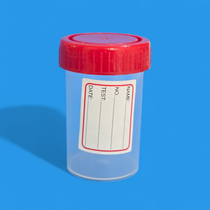 Crachoir 60ml bouchon Rouge – Image 1