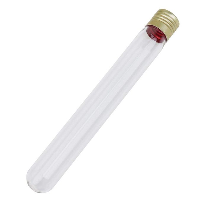 Tube à essai 16*160 avec bouchon à vis en aluminium – Image 1