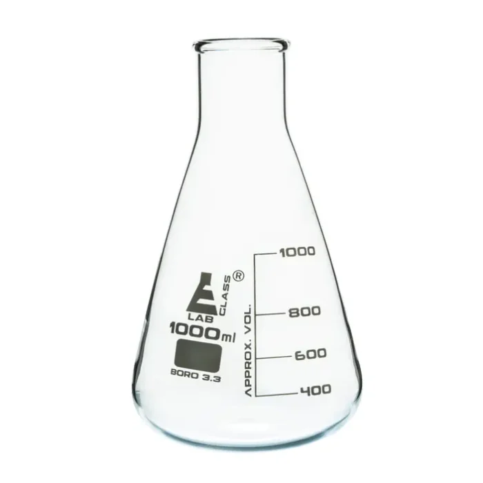 CH0426D_bebb58cd-44b8-4d2f-ac2a-be255bdba505_544x704-1.webp Erlenmeyer 1000 ml en verre borosilicaté EISCO – Image 1