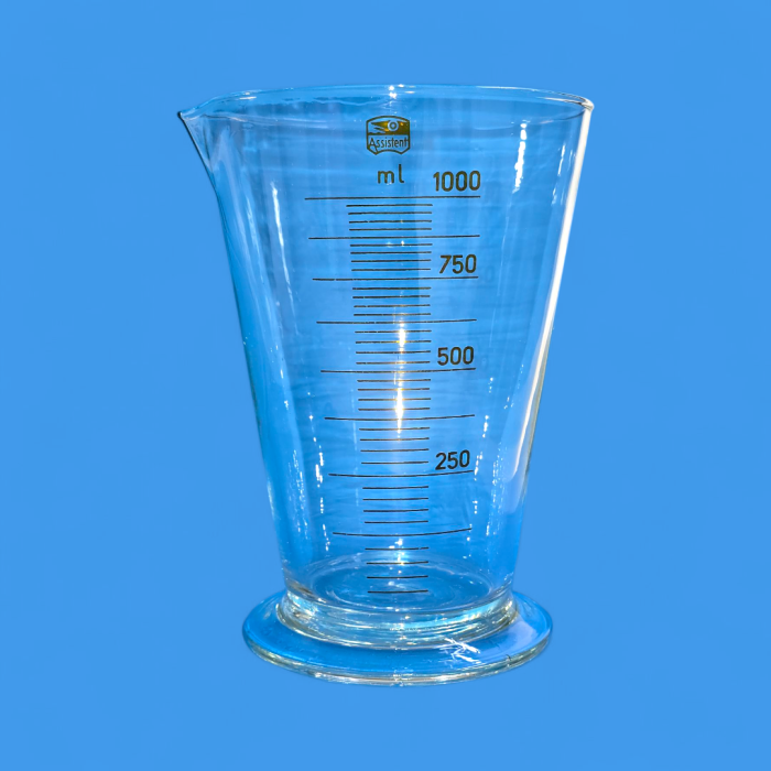 Verre à pied 1000 ml en verre ASSISTENT – Image 1