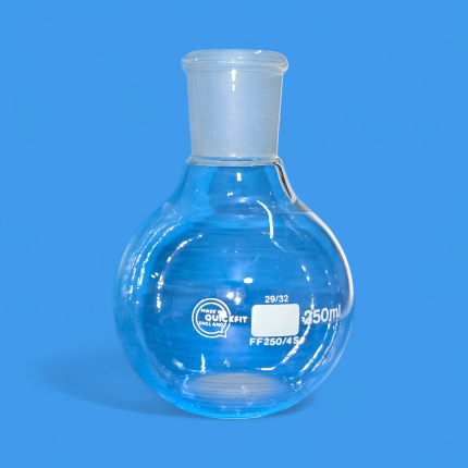 Ballon fond plat 250 ml Col rodé 29/32 QUICKFIT