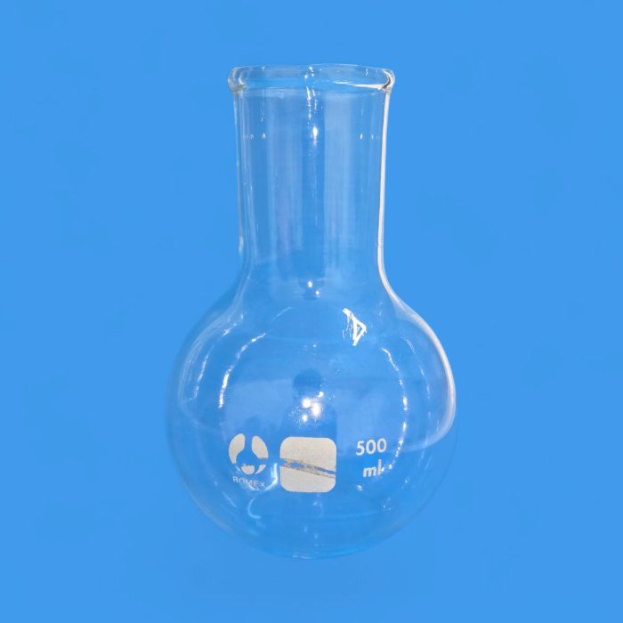 Ballon fond plat 500 ml col large BOMEX – Image 1