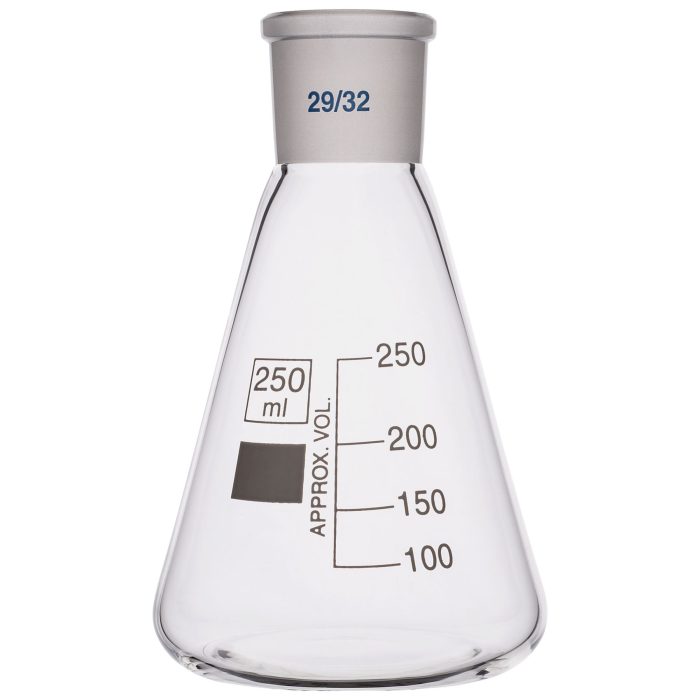 erlenmeyer-250-rode.jpg Erlenmeyer 250 ml (Col rodé) – Image 1