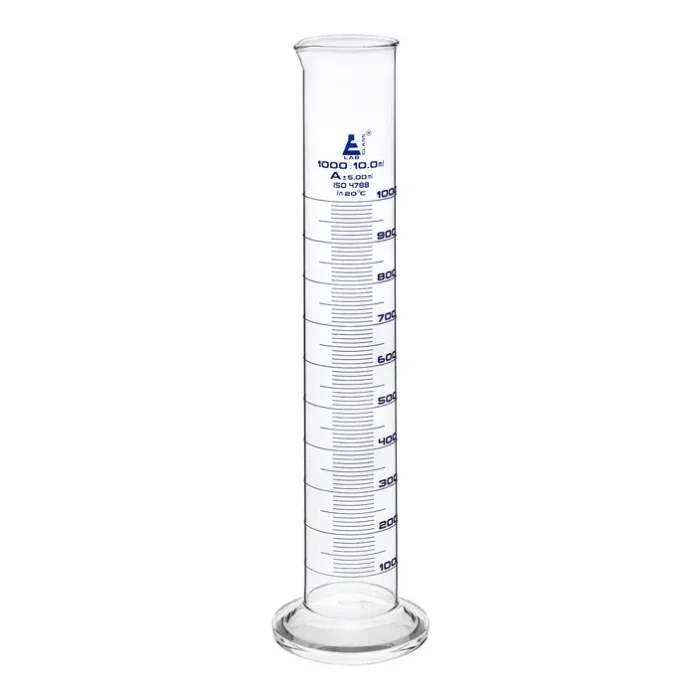 Eprouvette graduée 1000 ml Classe A Base ronde EISCO – Image 1